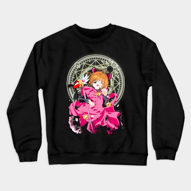 Sakura Neko Crewneck Sweatshirt by itsdanielle91